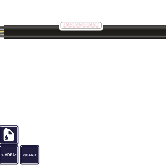 Cáp dẹt PVC FESTOONTEC® H07VVH6-F, (H)07VVH6-F dùng cho cẩu trục hãng TKD Kabel